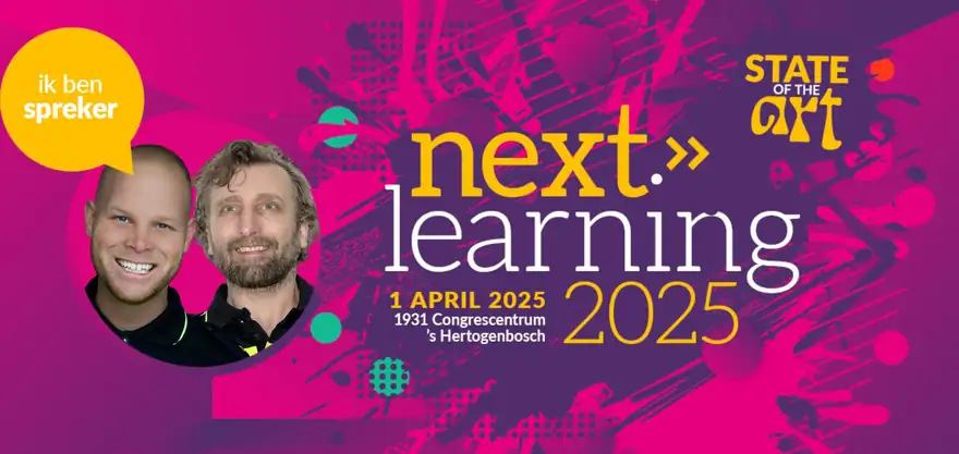 Stèphan Petersen en Sjak Meerveld als sprekers op Next Learning 2025