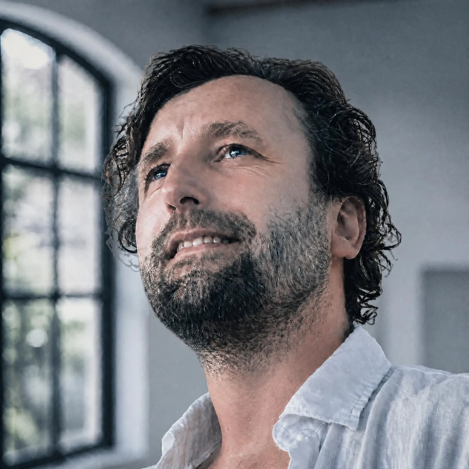 Portret van Sjak Meerveld, oprichter van Vields